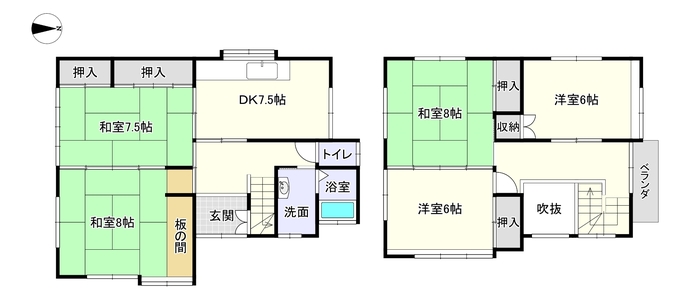 大久保町北ノ山　貸家